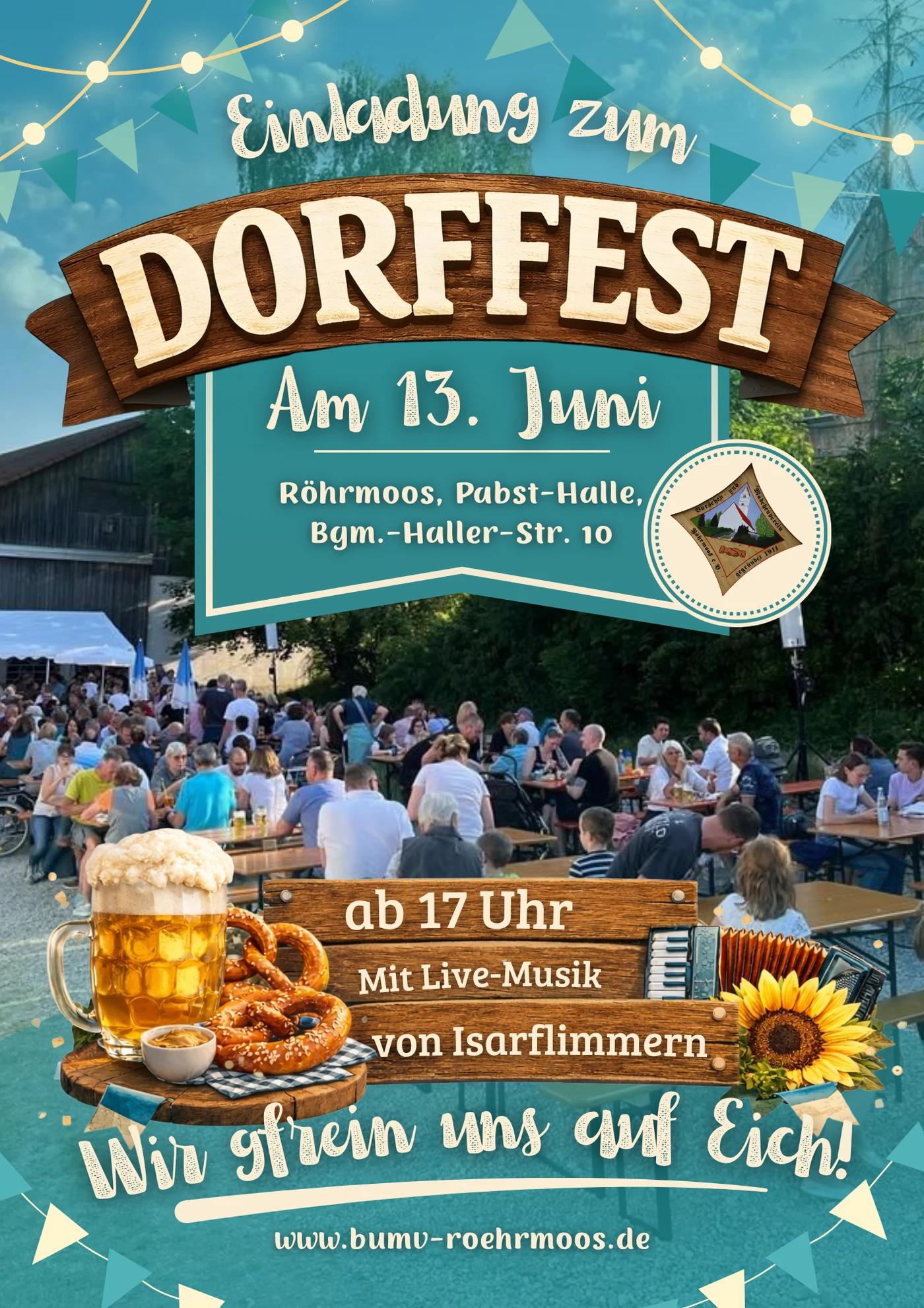 BuMV Röhrmoos – Dorffest-Flyer