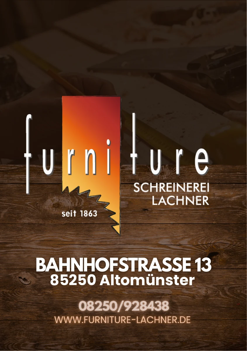 Schreinerei Lachner – Flyergestaltung
